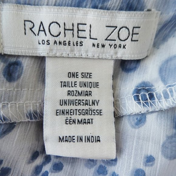 Rachel Zoe Floral Kimono Duster Large Pockets Lightweight Open Front India OS - Picture 5 of 6